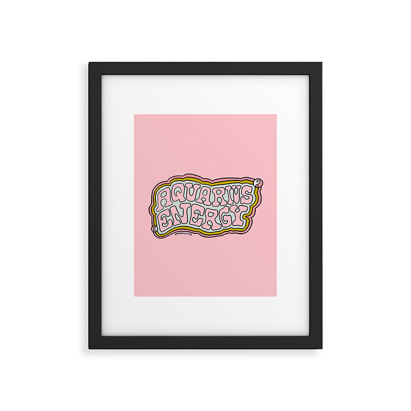 Aquarius Energy Framed Art Print Gallery Image 6