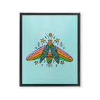Aquarius Firefly Framed Canvas Print Gallery Image 8