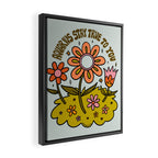 Aquarius Flower Framed Canvas Print Gallery Image 2