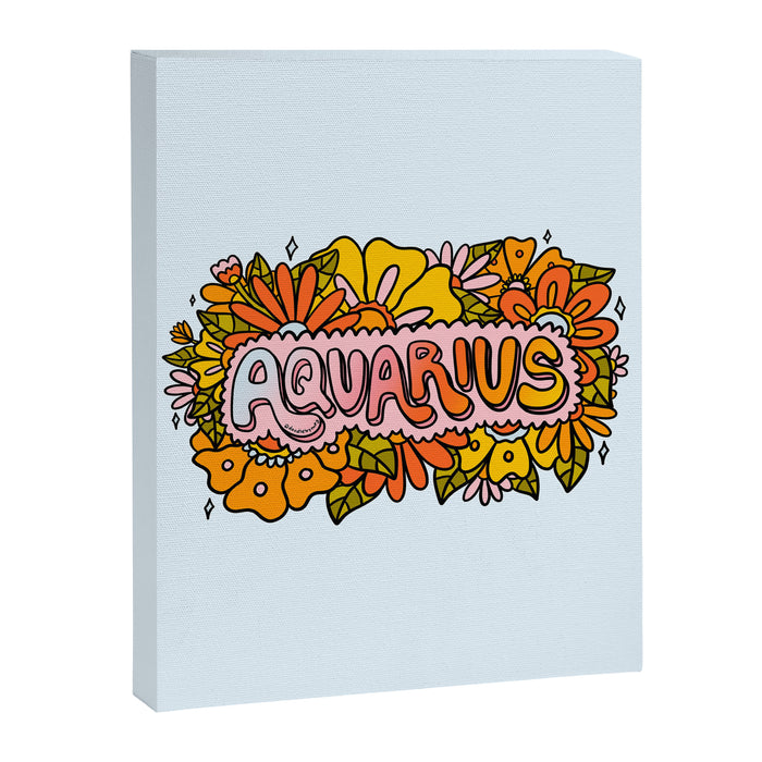 Aquarius Flowers Canvas Print Gallery Image 1