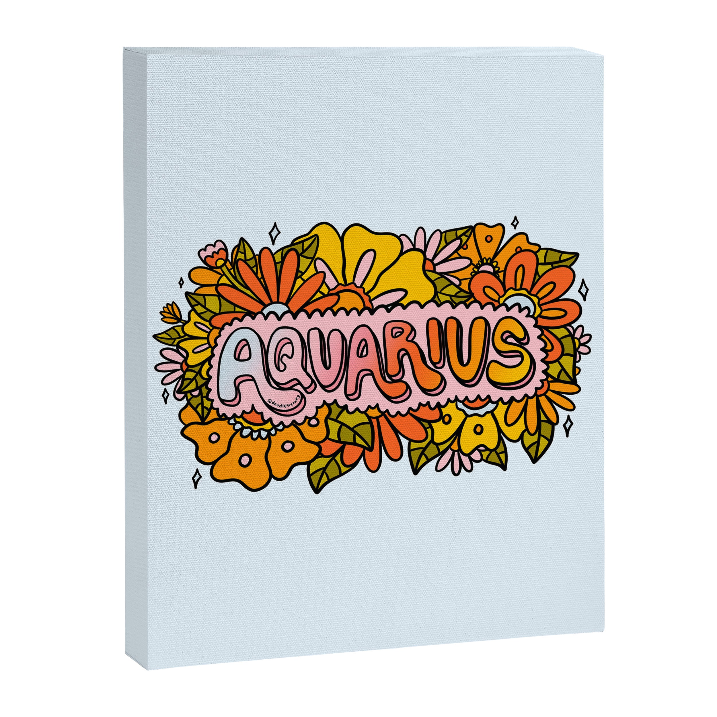 Aquarius Flowers Canvas Print Gallery Image 8