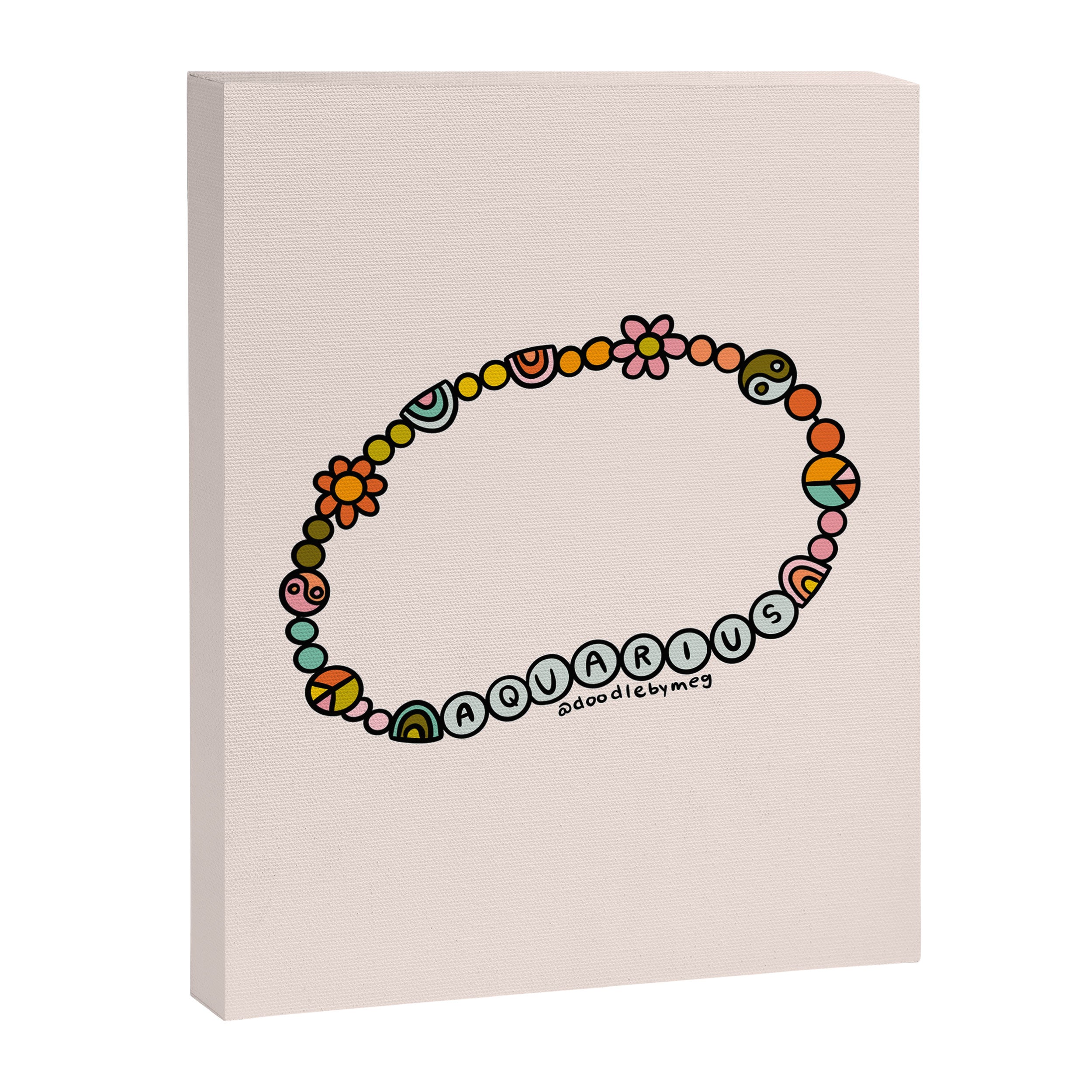 Aquarius Friendship Bracelet Canvas Print Gallery Image 8