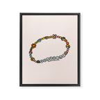 Aquarius Friendship Bracelet Framed Canvas Print Gallery Image 8