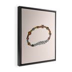 Aquarius Friendship Bracelet Framed Canvas Print Gallery Image 2