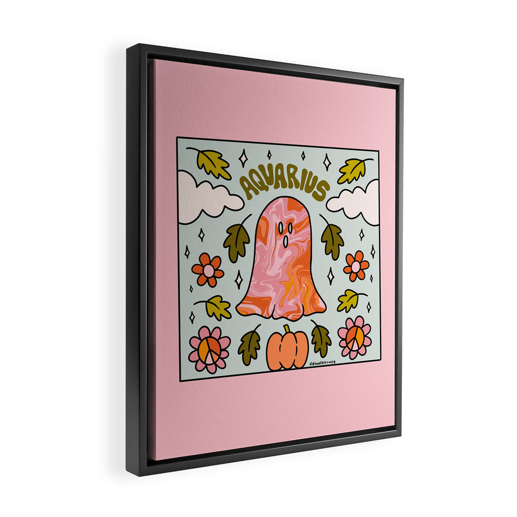 Aquarius Ghost Framed Canvas Print Gallery Image 2