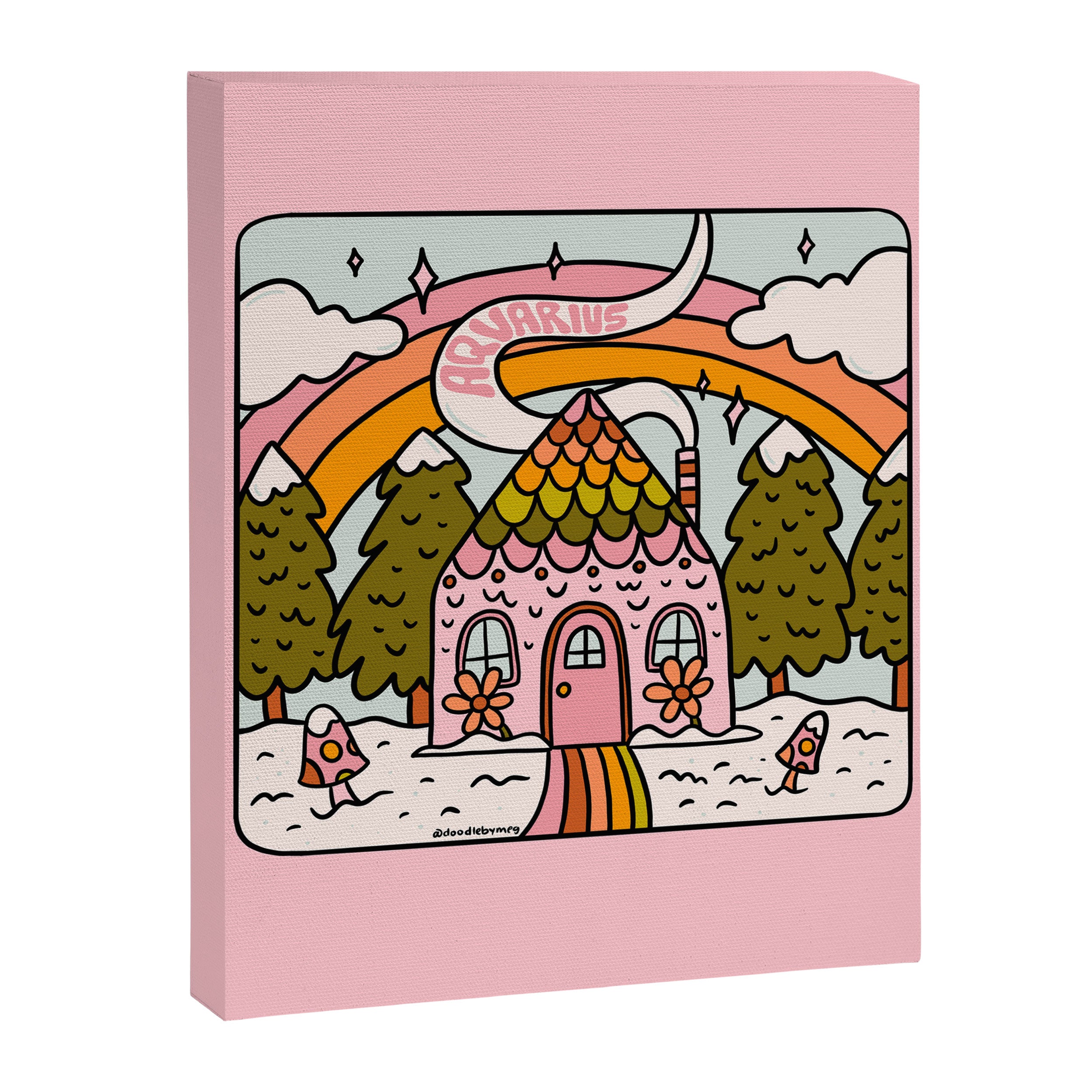 Aquarius Gingerbread House Canvas Print Gallery Image 8