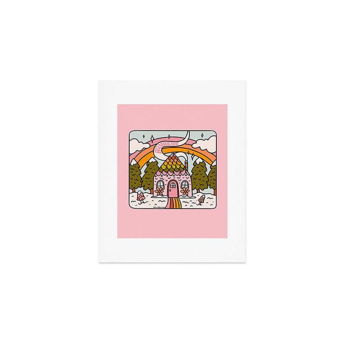 Aquarius Gingerbread House Art Print Gallery Image 1