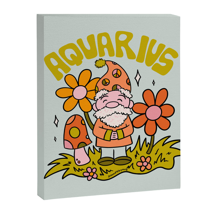 Aquarius Gnome Canvas Print Gallery Image 1