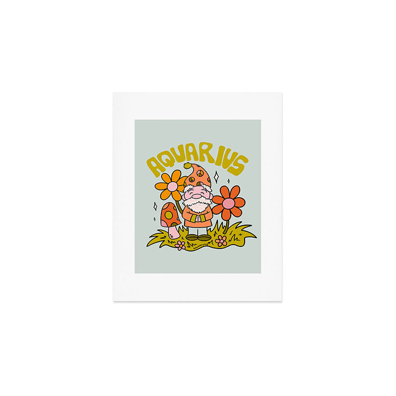 Aquarius Gnome Art Print Gallery Image 1