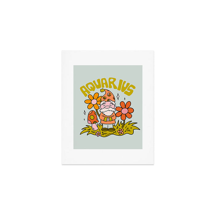 Aquarius Gnome Art Print Gallery Image 1