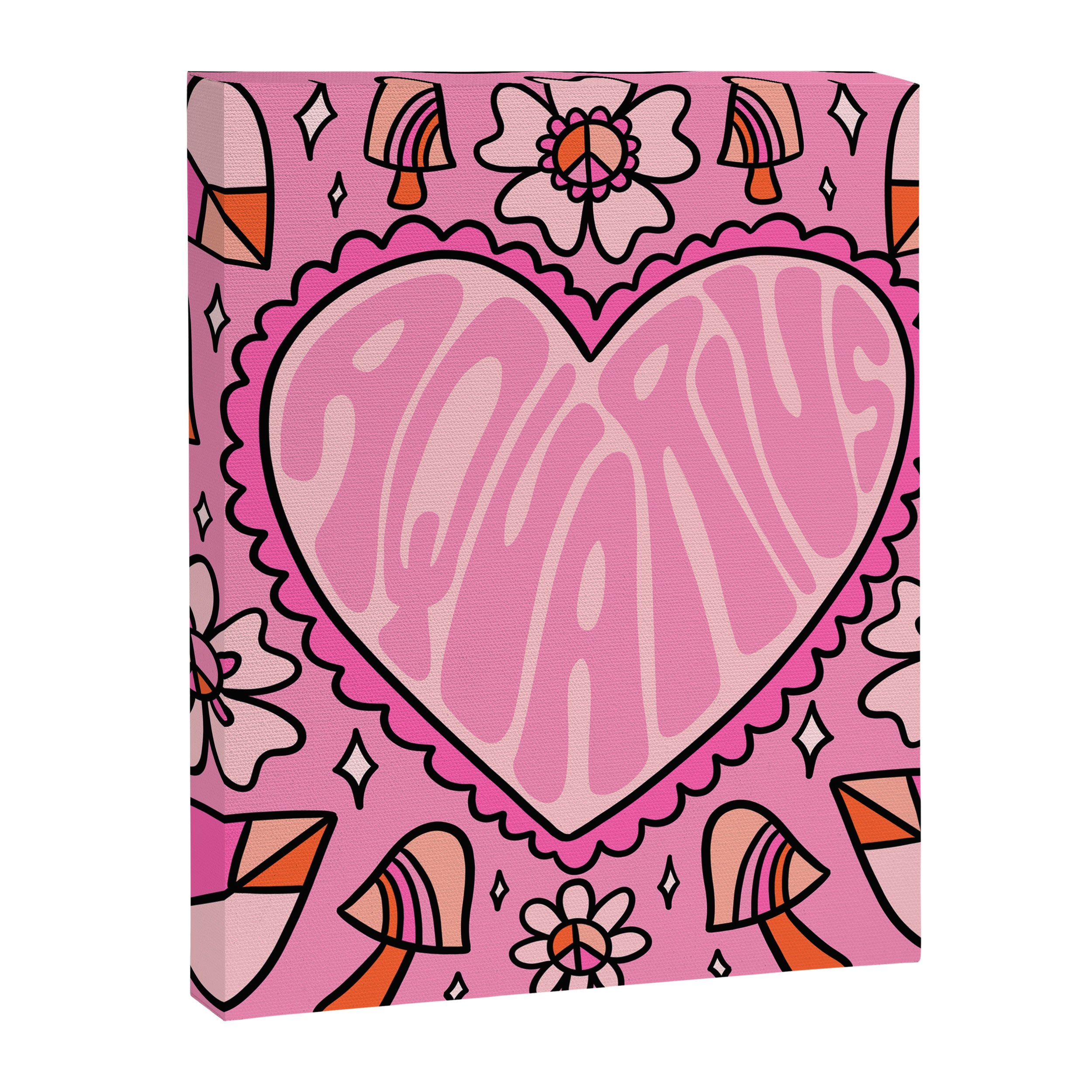 Aquarius Heart Canvas Print Gallery Image 8