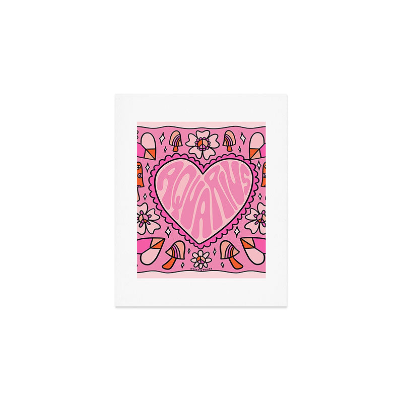 Aquarius Heart Art Print Gallery Image 1