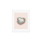 Aquarius Heart Cake Art Print Gallery Image 1