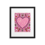 Aquarius Heart Framed Art Print Gallery Image 6