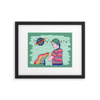 Aquarius Framed Art Print Gallery Image 5