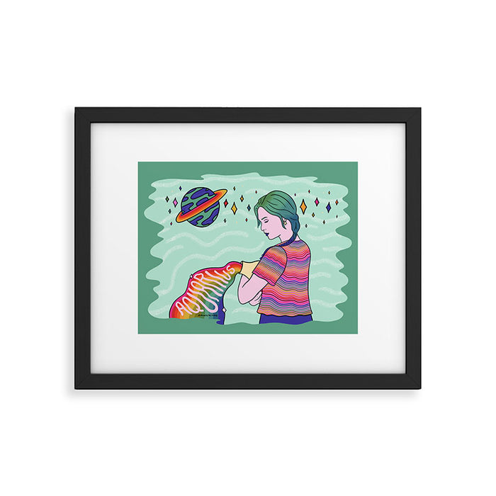 Aquarius Framed Art Print Gallery Image 1