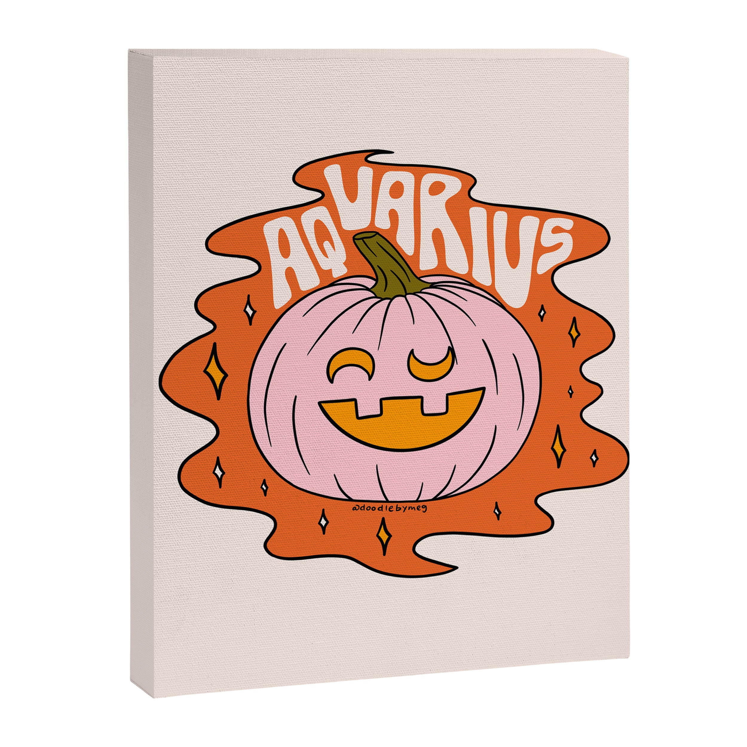 Aquarius Jack O Lantern Canvas Print Gallery Image 8