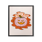 Aquarius Jack O Lantern Framed Canvas Print Gallery Image 8