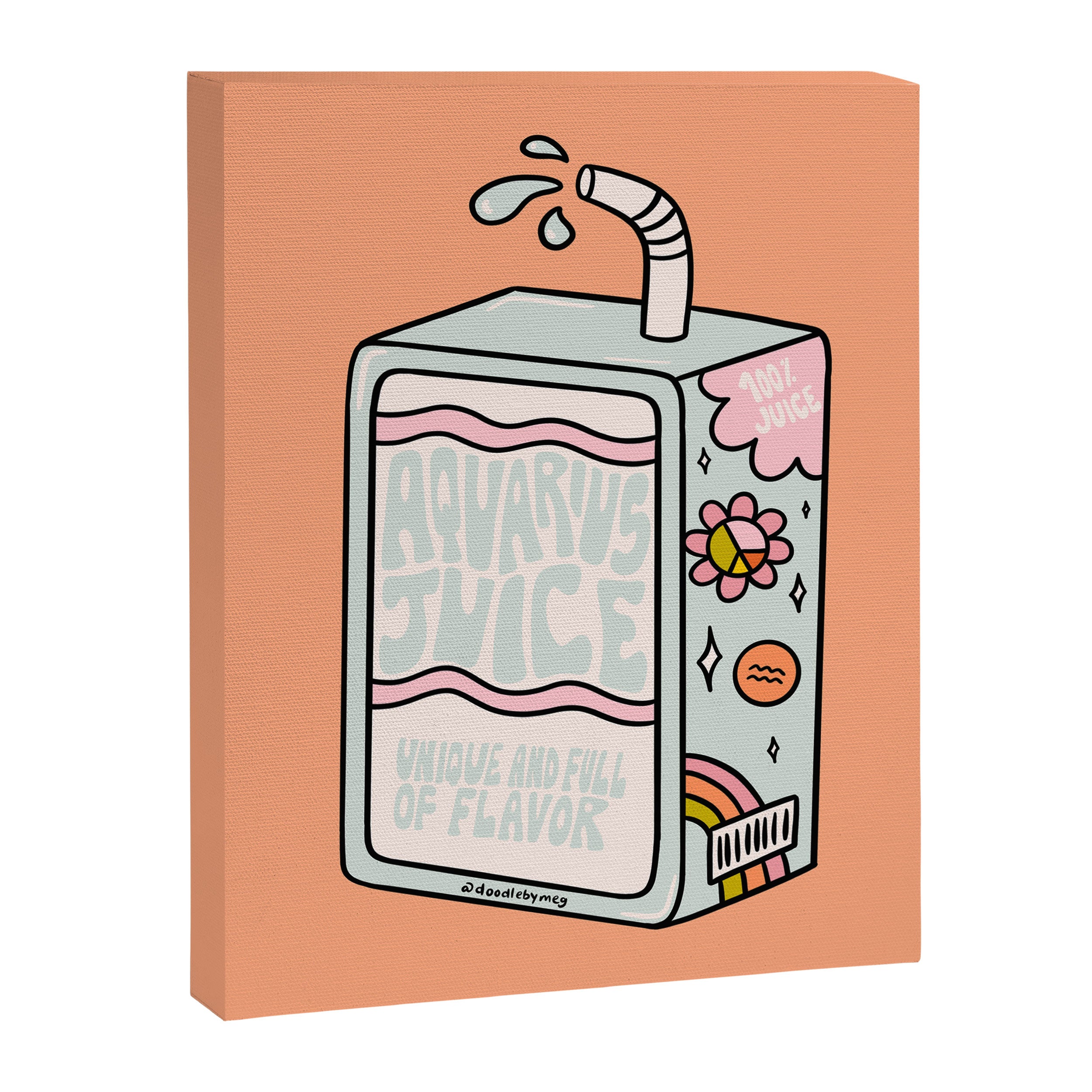 Aquarius Juice Box Canvas Print Gallery Image 8
