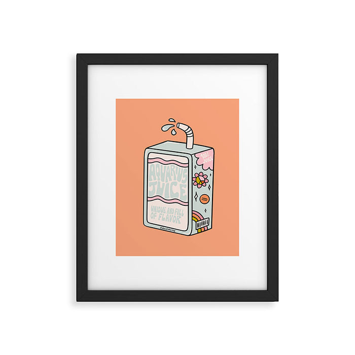 Aquarius Juice Box Framed Art Print Gallery Image 1