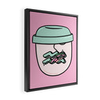 Aquarius Keychain Framed Canvas Print Gallery Image 2