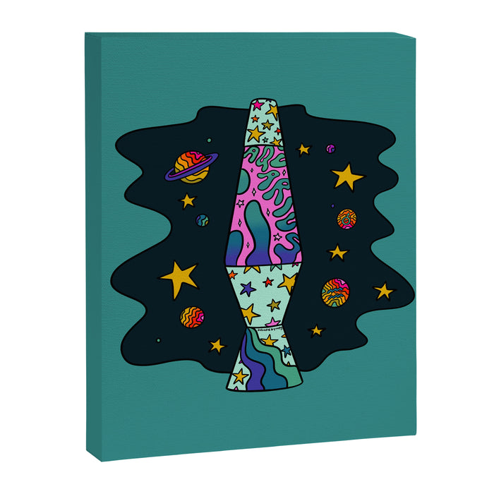 Aquarius Lava Lamp Canvas Print Gallery Image 1