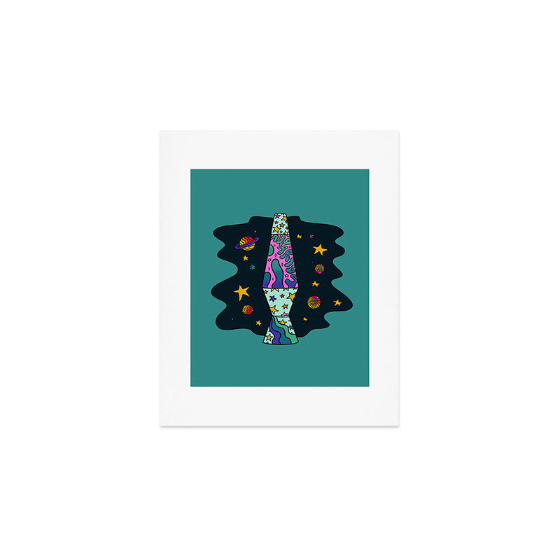 Aquarius Lava Lamp Art Print Gallery Image 1