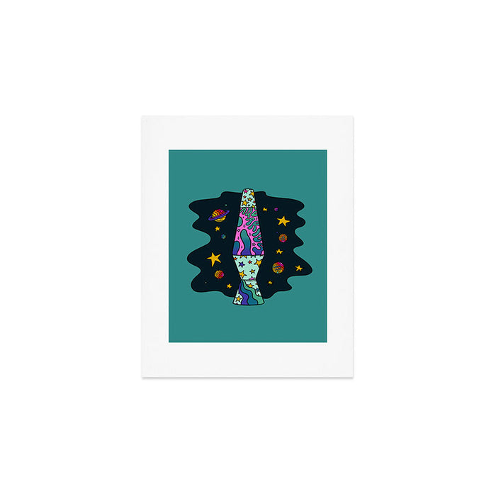 Aquarius Lava Lamp Art Print Gallery Image 1