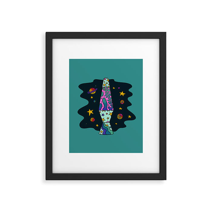 Aquarius Lava Lamp Framed Art Print Gallery Image 1