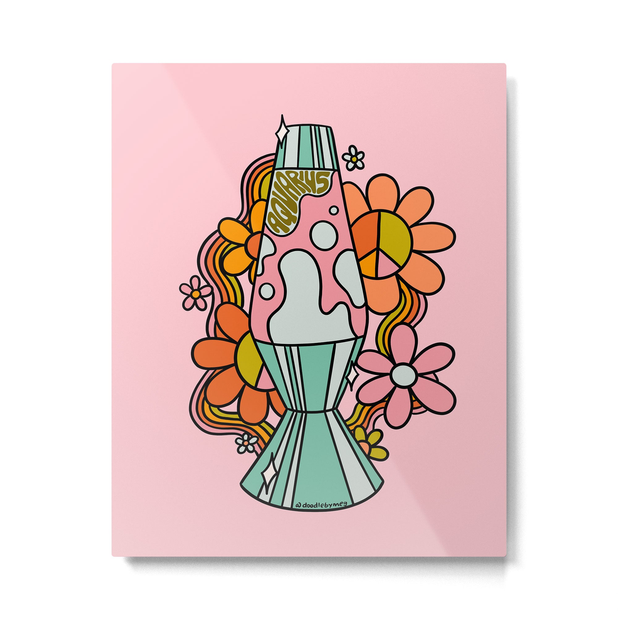 Aquarius Lava Lamp Metal Print Gallery Image 6