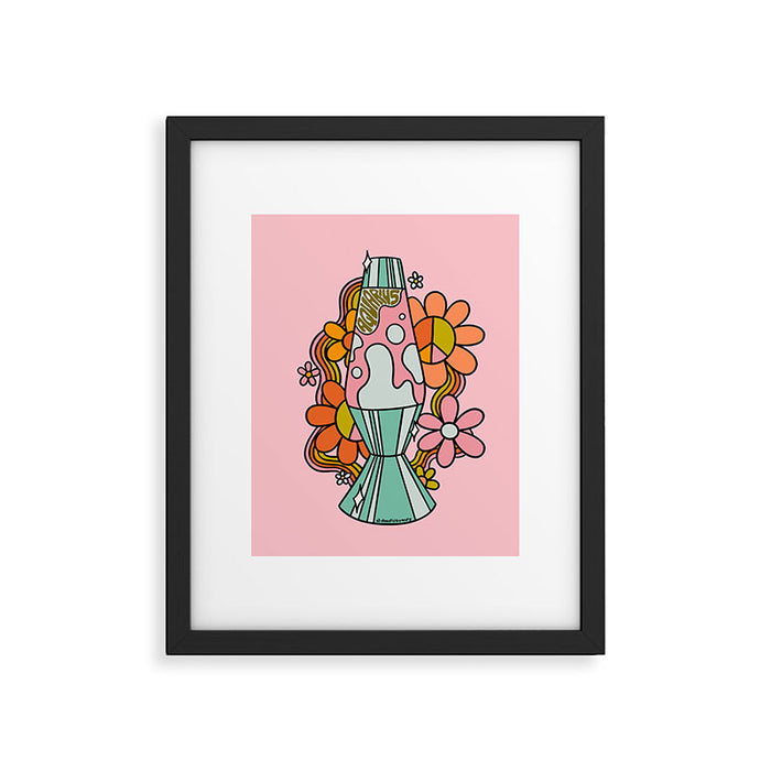 Aquarius Lava Lamp Framed Art Print Gallery Image 1