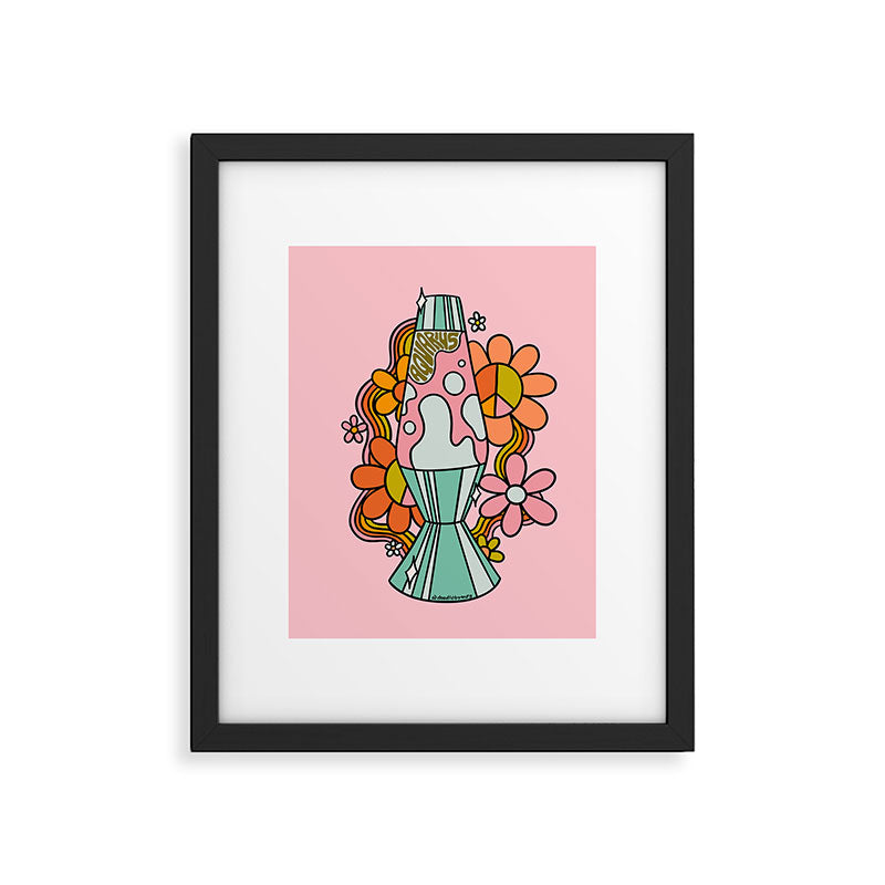 Aquarius Lava Lamp Framed Art Print Gallery Image 6