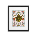 Aquarius Leaf Framed Art Print Gallery Image 6
