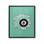 Aquarius Magic 8 Ball Framed Canvas Print Gallery Image 8