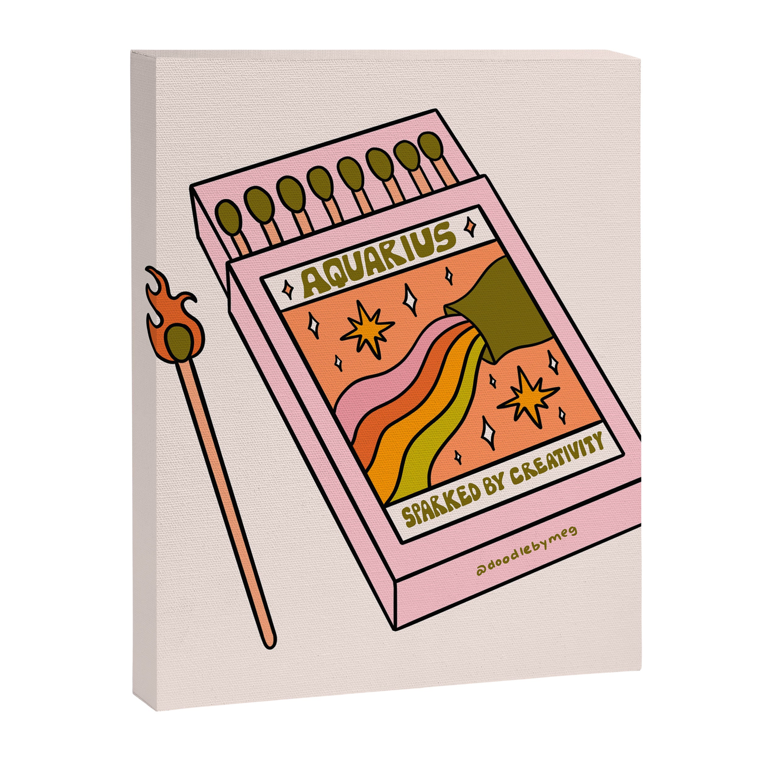 Aquarius Matchbox Canvas Print Gallery Image 8