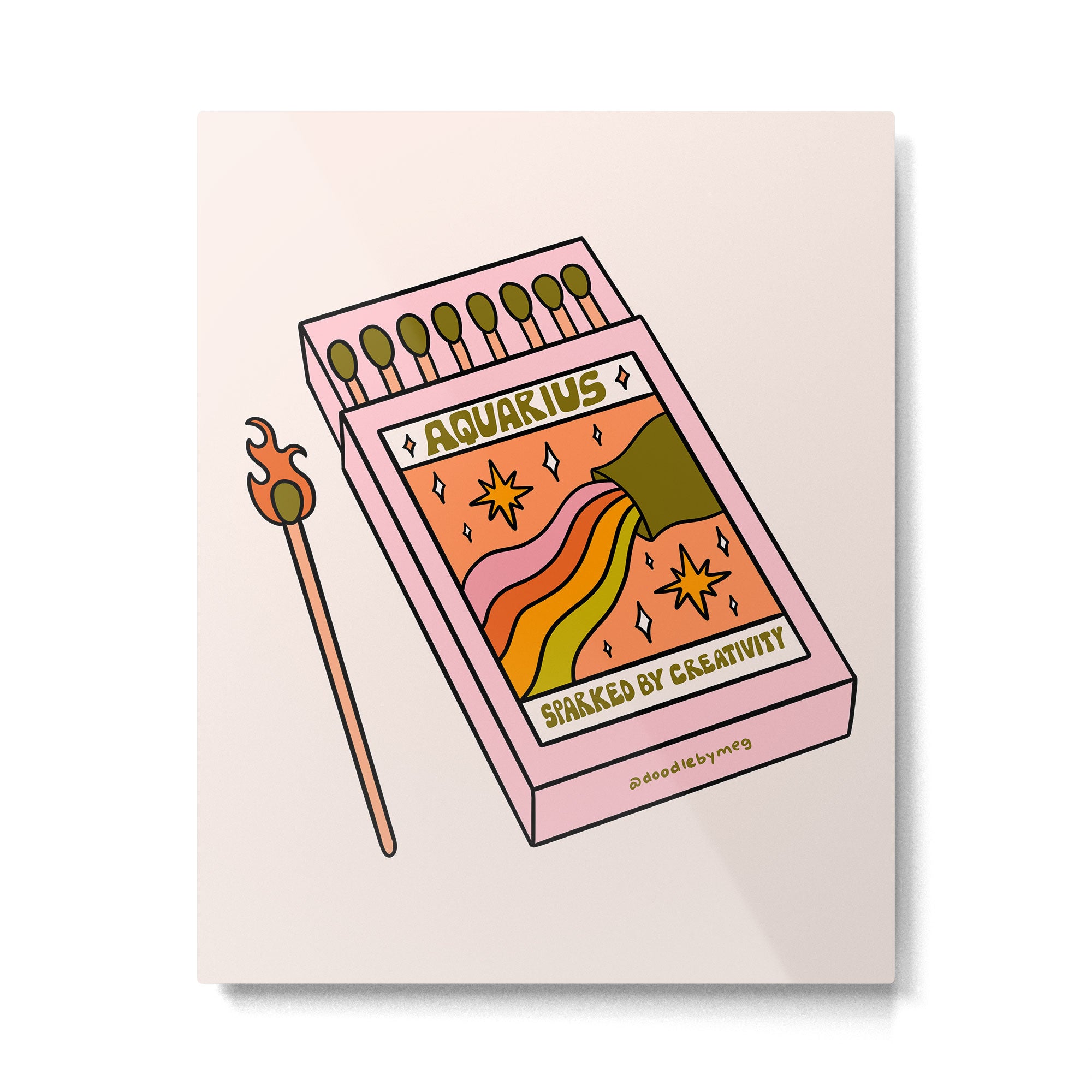 Aquarius Matchbox Metal Print Gallery Image 6