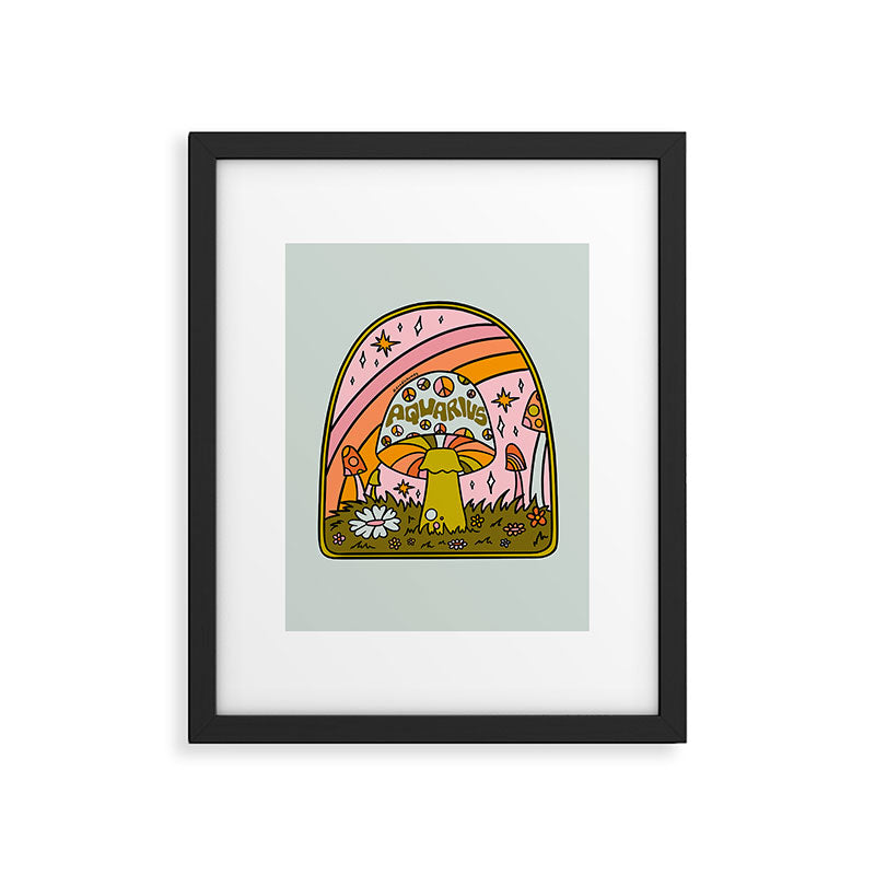 Aquarius Mushroom Framed Art Print Gallery Image 6