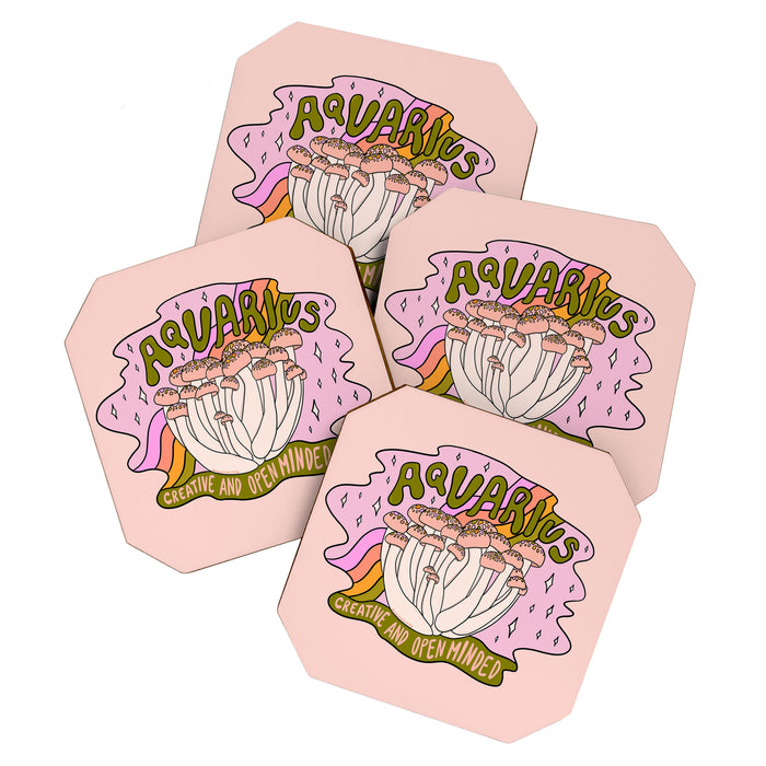 Aquarius Mushroom Coaster Gallery Image 1
