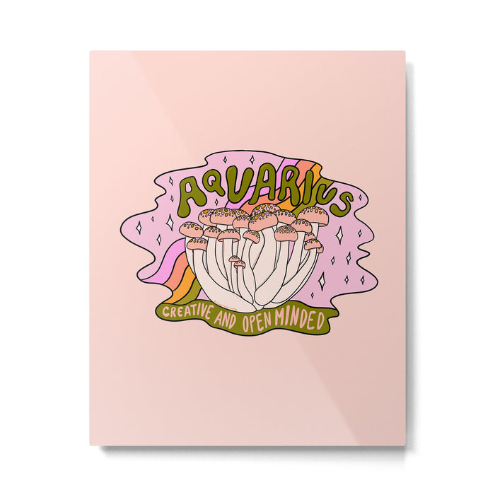 Aquarius Mushroom Metal Print Gallery Image 1