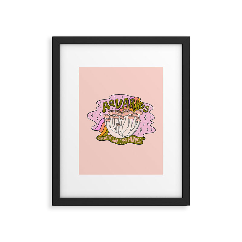 Aquarius Mushroom Framed Art Print Gallery Image 6
