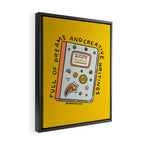 Aquarius Notebook Framed Canvas Print Gallery Image 2