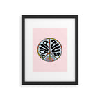 Aquarius Peace Sign Framed Art Print Gallery Image 6