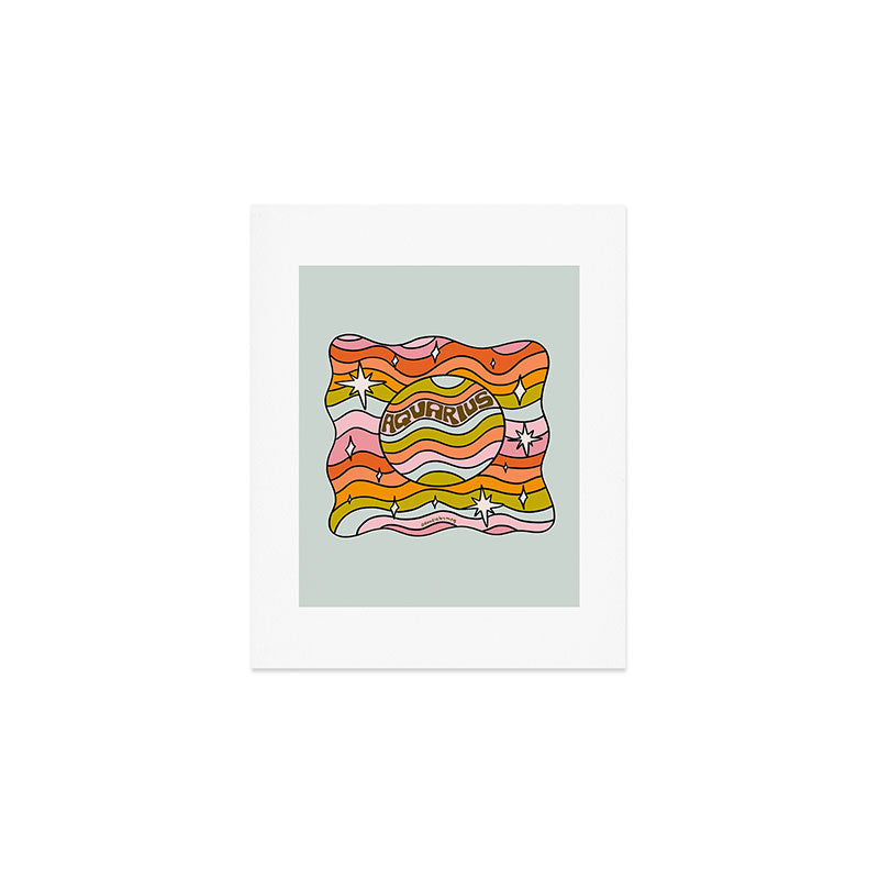 Aquarius Planet Art Print Gallery Image 1