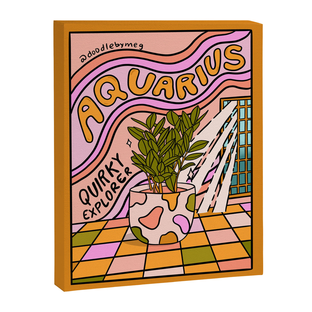 Aquarius Plant Canvas Print Gallery Image 8