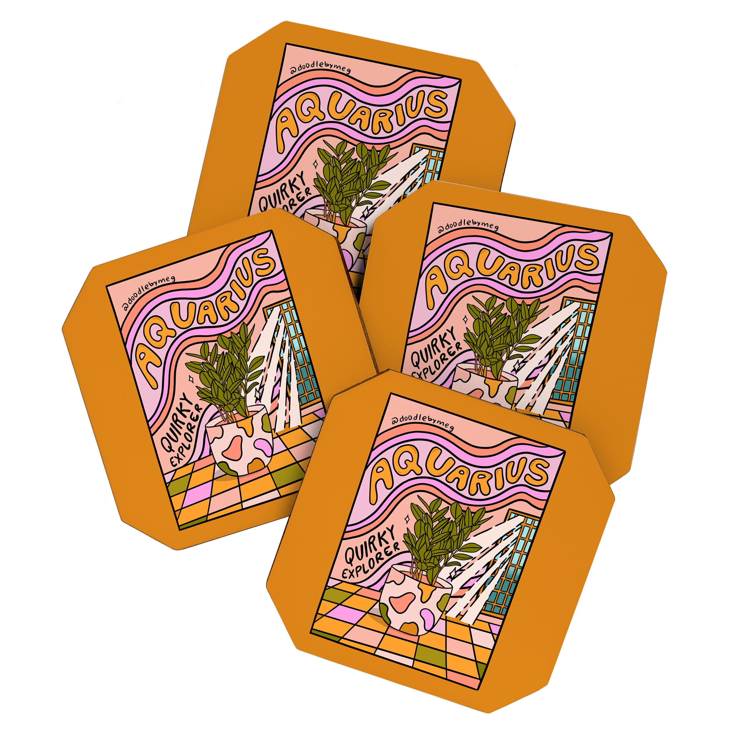 Aquarius Plant Coaster Gallery Image 1
