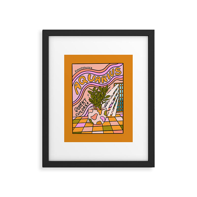 Aquarius Plant Framed Art Print Gallery Image 6