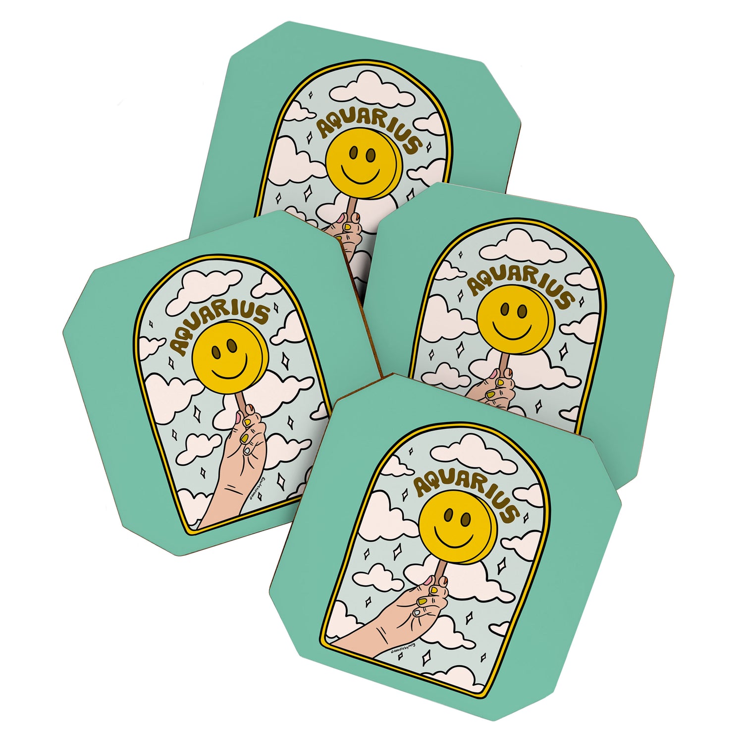 Aquarius Popsicle Coaster Gallery Image 1