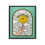 Aquarius Popsicle Framed Canvas Print Gallery Image 8