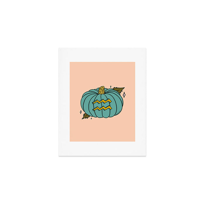 Aquarius Pumpkin Art Print Gallery Image 1