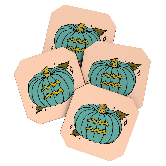 Aquarius Pumpkin Coaster Gallery Image 1